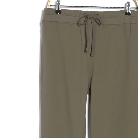 💕HP💕James Perse solid sweatpants army green color - Picture 5 of 6